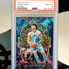 💥POP 4!💥 LaMelo Ball - 2022 Panini Select - Cosmic Prizm (SSP) - PSA 10 GEM