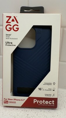 Zagg Ultra Protective Denali Snap Case For iPhone 15 Pro 6.1  (2023)- blue