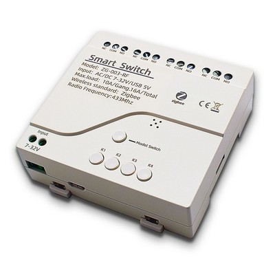4CH  Intelligenter Lichtschalter  DC 5/12/32V RF433 Empfangen 10A Rela8571