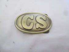 CIVIL WAR C S Confederate Replica Belt Buckle Brass Tone