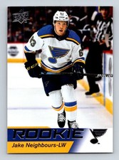 #25 Jake Neighbours 2021-22 Upper Deck Star Rookie * RC Blues