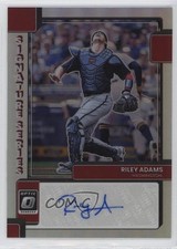 2022 Panini Donruss Optic Signature Series Holo Prizm Riley Adams Auto 6yz