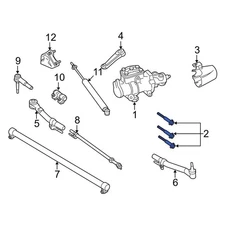 For Ford F-250 Super Duty 2011-2016 Ford W711913S439 Steering Gear Box Bolt
