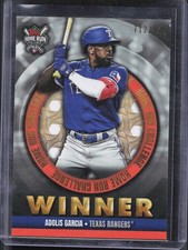 2022 Topps Home Run Challenge Adolis Garcia September Winner /875 Rangers