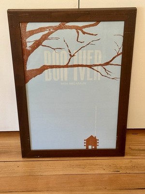 Bon Iver 2009 Concert Poster - The Slowdown, Omaha - Numbered & Framed