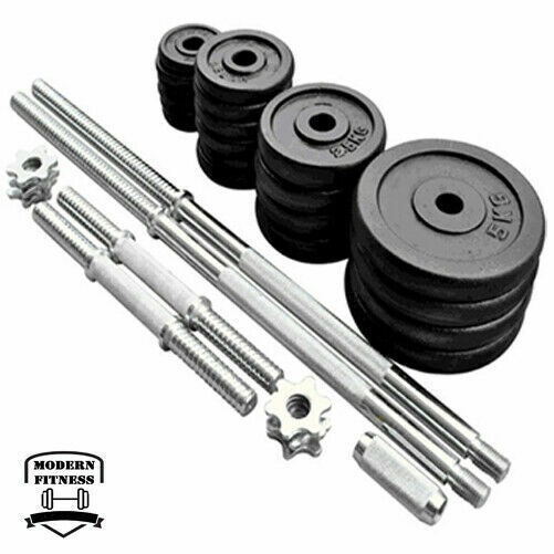 Set pesi bilanciere bilanciere 50 kg fitness palestra bilanciere Inc custodia da trasporto foto 4