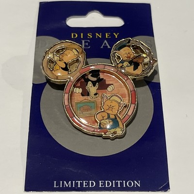 Disney Pin Trading Pin Big Bad Wolf LE1000 LE 1000 New On Card MINT v24