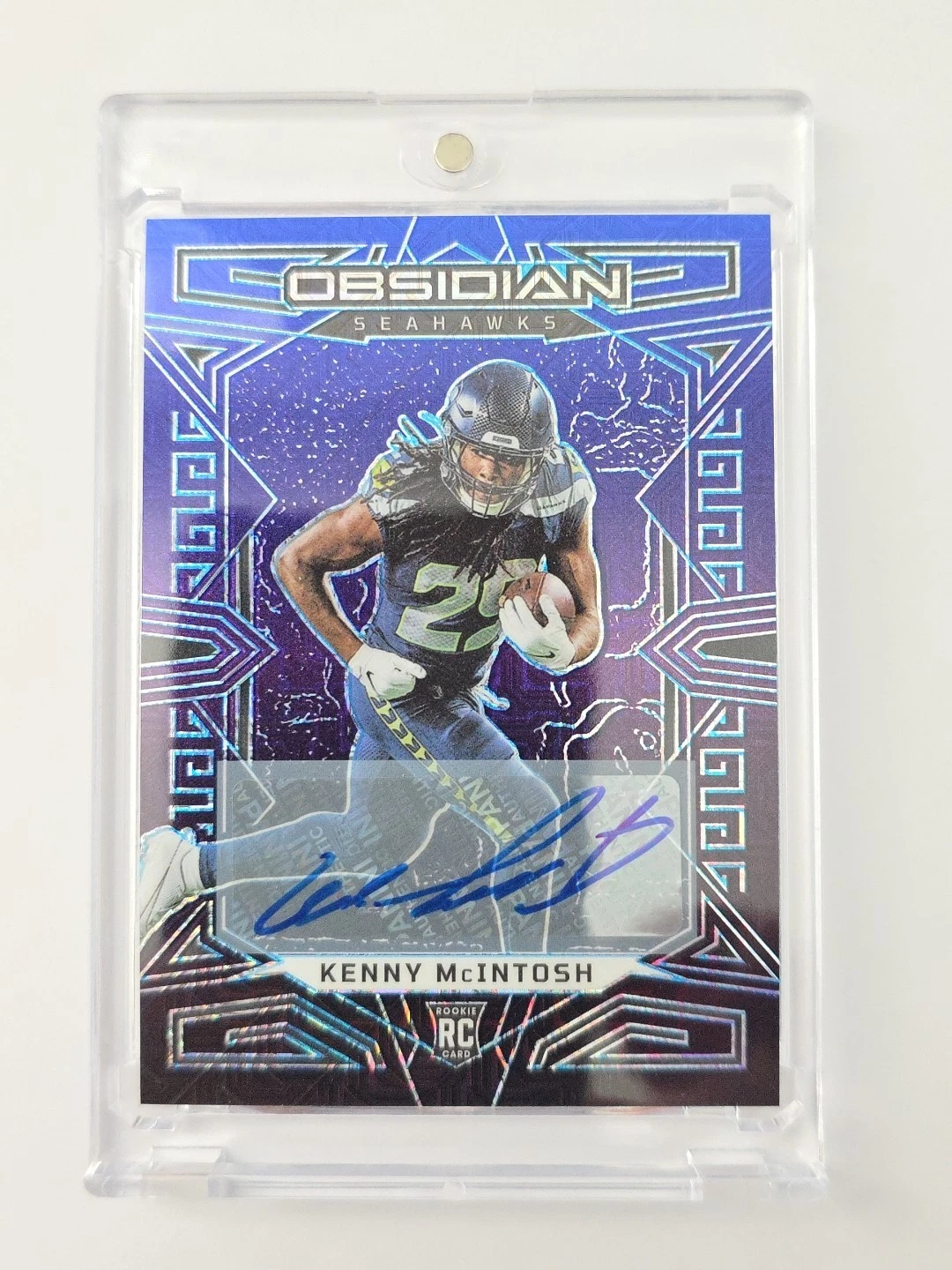Kenny McIntosh Panini Obsidian #189 Electric Etch Deep Sea Mojo