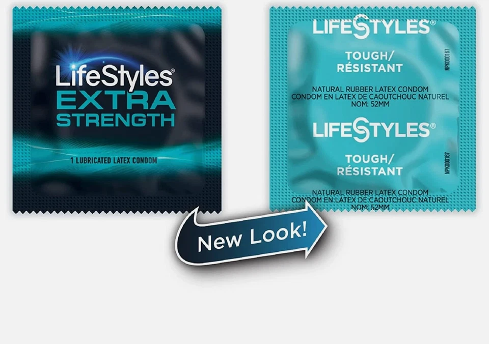 144 Condoms Lifestyles Tough (Extra Strength) Condoms *Authorized Distributor* - Image 2 of 2
