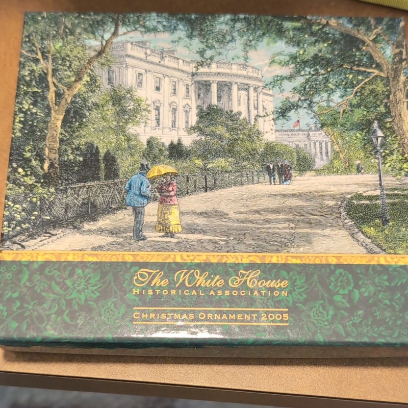 The White House Historical Association 2005 Christmas Ornament In Original Box