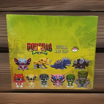 Godzilla Vs Power Rangers 3D Figural Bag Clip Series 1 CASE 24 MYSTERY BAGS!!!