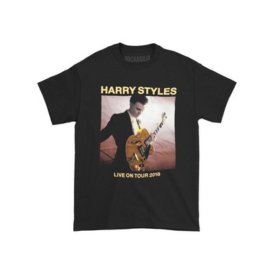 Men's Harry Styles Live On Tour 2018 T-shirt Small Black