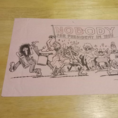 Gilbert Shelton Nobody For President In 1976 Fabulous Furry Freak Brothers 8x14 - Picture 4 of 5