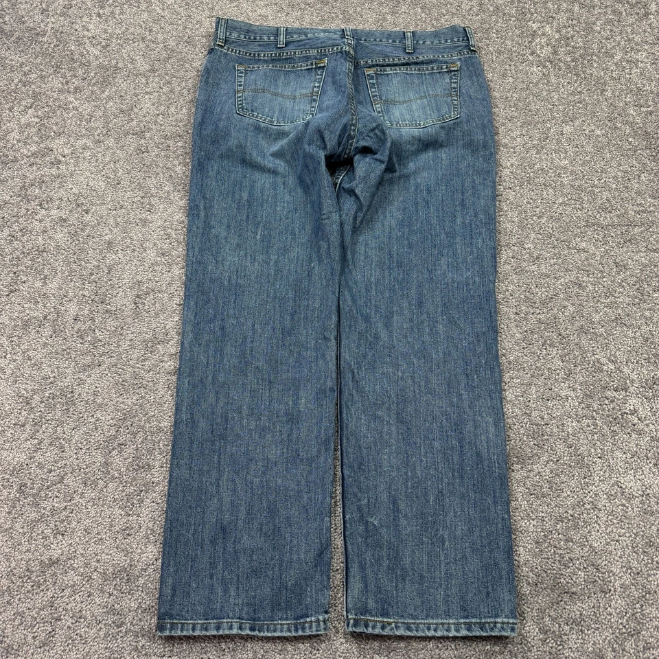 Pantalones de mezclilla Urban Pipeline para hombre 38x32 azul calce regular pierna recta lavado medio Foto 2 de 4