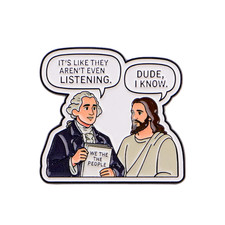 Jesus Quotes Enamel Pin I KNOW Brooch Pines Lapel Pins Badge on Backpack