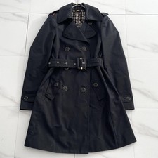 GUCCI Tom Ford Trench Coat Long Cotton Black ...
