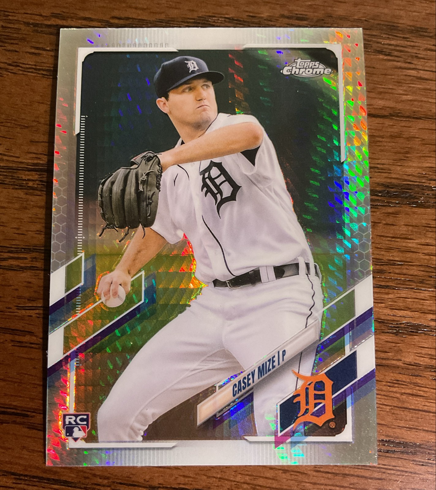 2021 Topps Chrome - Casey Mize #4 Prism Refractor (RC)
