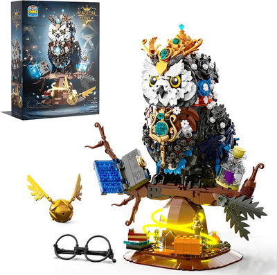 Magic Owl Animal Clamping Building Blocks Compatible Lego MOC Collector Model Gi