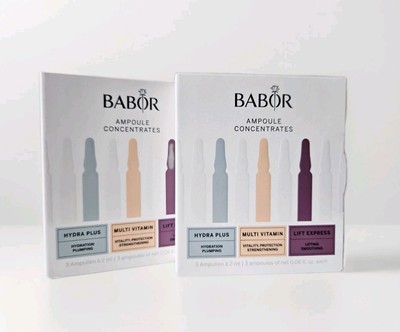 BABOR 2x Ampullen Set Hydra Plus Multivitamin Lift Express 6x 2 ml 