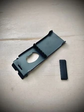 Separate Black Canvas Belt Buckle Kit 