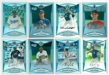 2008 Bowman Chrome Draft Prospects REFRACTOR Parallel Single Cards DP/FG 1st Ref