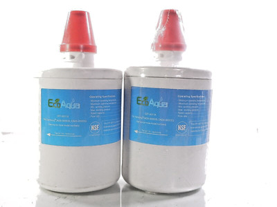 2 EcoAqua EFF-6011A Refrigerator Water Filter for Samsung. read