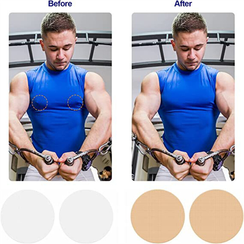 100 Pairs Nipple Cover for Men Anti Chafing Nip Protector Running