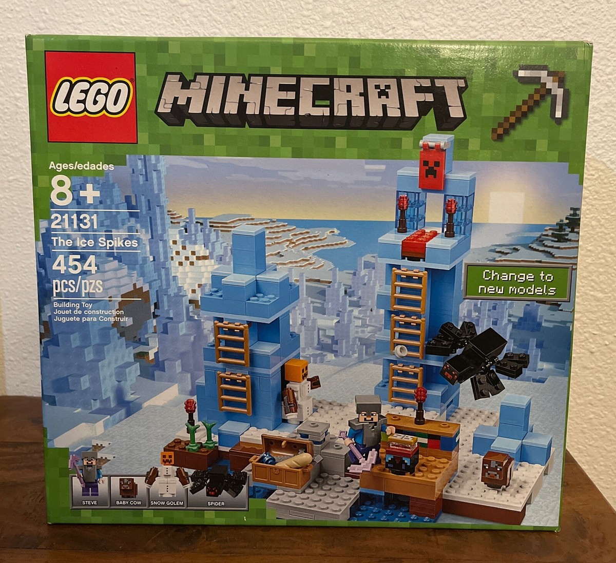８インチ スカイブルーセット LEGO Minecraft: The Ice Spikes (21131) for sale online | eBay