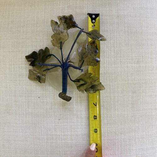 Antike chinesische Jade Blumenschnitzerei Top Vintage Zustand - Bild 5 von 8