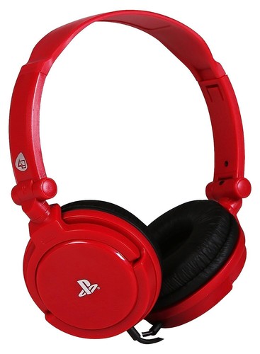 4Gamers - PRO 4-10 - Casque de jeu filaire officiel Playstation - Rouge - Photo 3/4