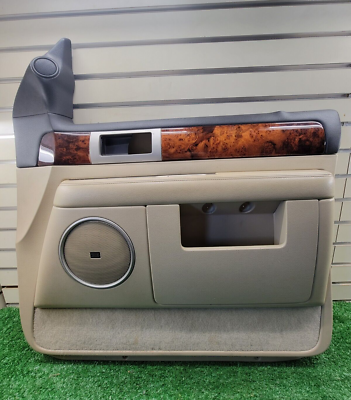 🔥03-06 Lincoln Navigator Door Trim Panel Set Passenger Right Tan