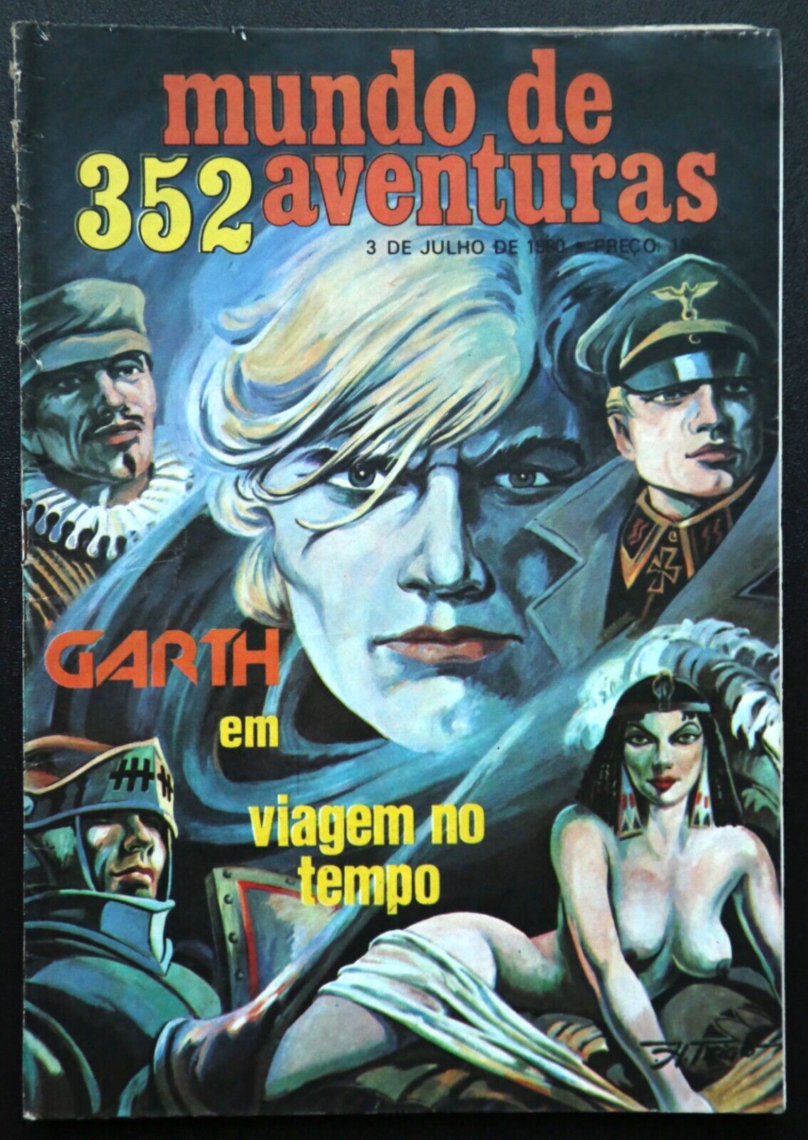 Mundo Aventuras 352 - Garth - 1980 Portuguese Comics