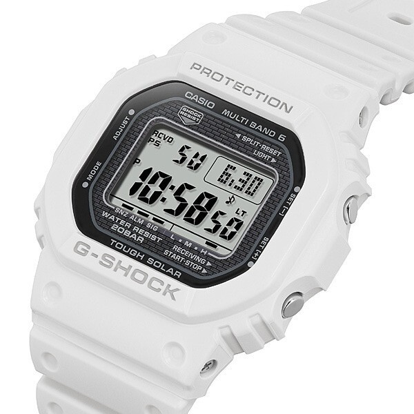 CASIO G-SHOCK GW-5000HS-7JF Tough Solar Radio-Controlled White