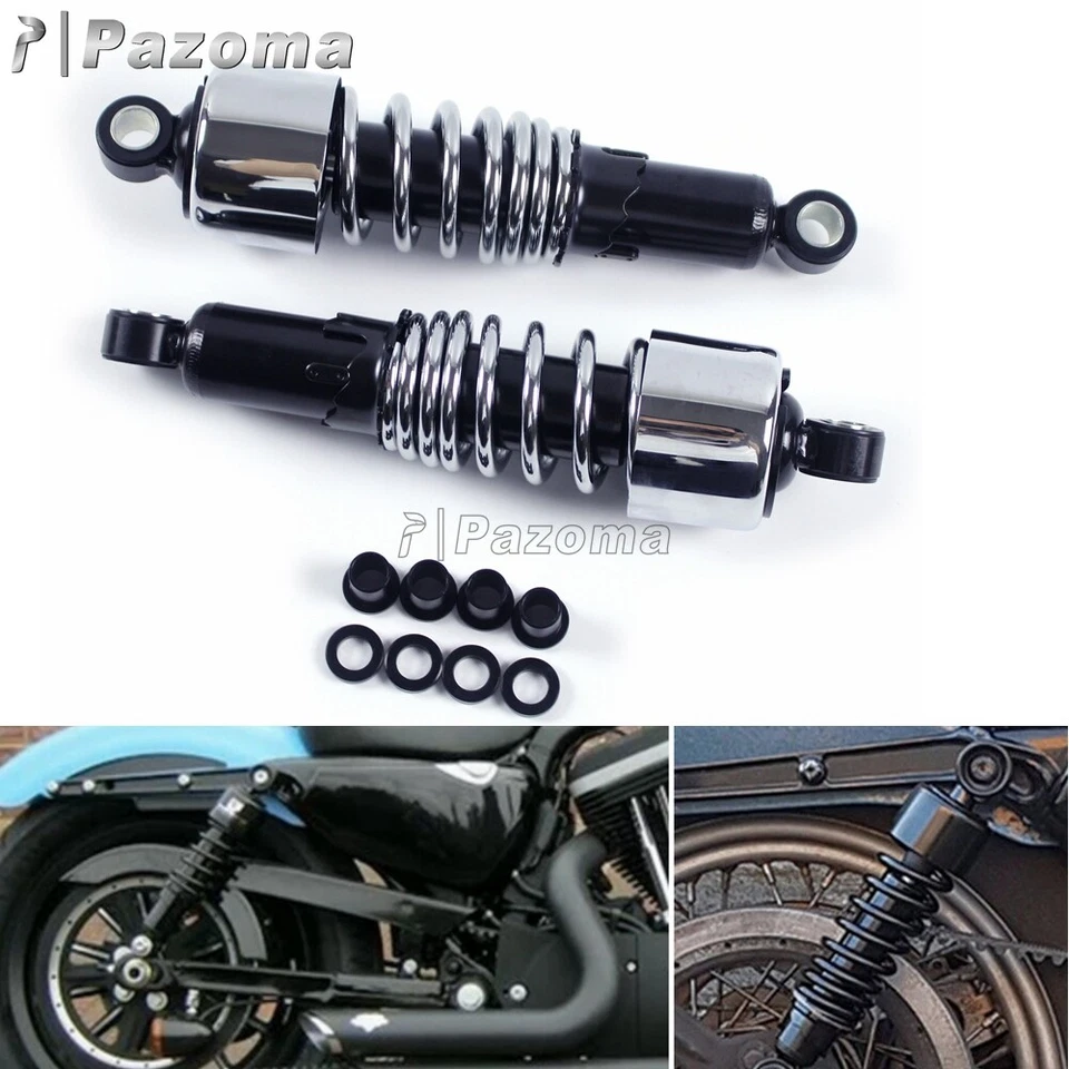 Kits de amortiguadores reductores de 10,5" para Harley Touring Dyna Sportster XL Foto 2 de 4