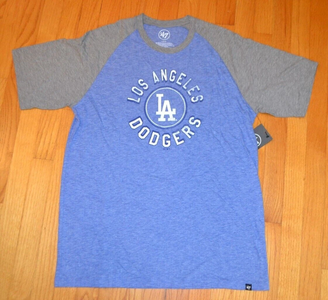 Los Angeles Dodgers T-Shirt By 47' Brand Color: Blue Men's Size: Large (L)  NWT