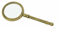 Antique Brass Magnifying Glass Map Reader Magnifying Glass Desk top Best Gift