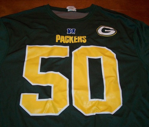 GREEN BAY PACKERS FOOTBALL NFL REVERSIBLE JERSEY ADULT LARGE - Picture 2 of 8