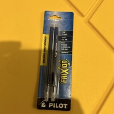 77326 Pilot FriXion Ball Gel Pen Refill, Fine 0.7mm, Navy Blue Ink, 3 Packs of 2