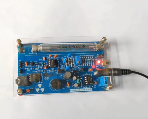 Assembled Geiger Counter DIY Kit Nuclear Radiation Detector Gamma Ray Board - Afbeelding 1 van 4