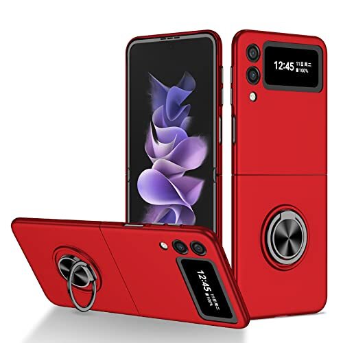 COQUE Custodia per Galaxy Z Flip 3 5G Cover, Pellicola Shell (u3N)