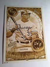 2019 Topps Allen & Ginter Baseball Star Signs 5x7 Frank Thomas White Sox 03/10