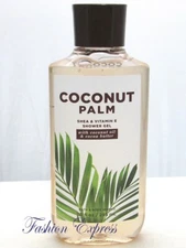 BATH & BODY WORKS COCONUT PALM SHOWER GEL 10 FL OZ