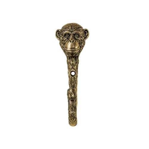 Wall hook,Brass hook,Monkey face,Coat hook,Bag hook,Interior decoration. - Picture 10 of 12