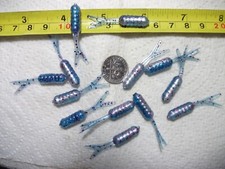 100-1 1/2"-CRAPPIE-PANFISH-MINNOW-STINGERS-GRUBS-jigs-split tails-fluke-scented