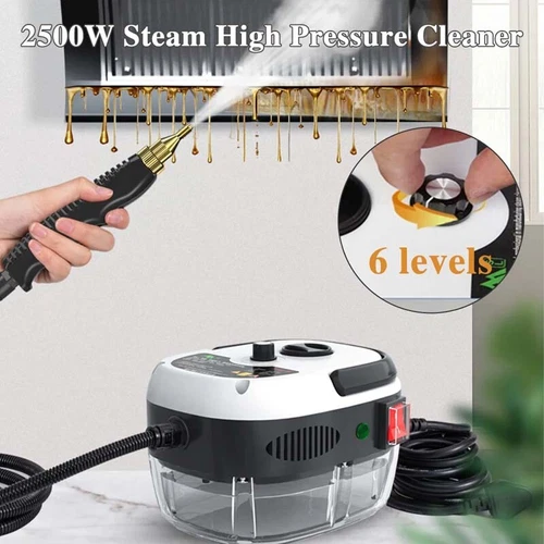 2500W Portable Handheld Steam Cleaner High Temperature Steam Cleaning Machine UK - Picture 3 of 21