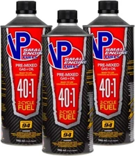 VP Racing Fuels 6295, Ready to Use, 40:1 Premixed 2-Cycle Small Engine Fuel 3Qts