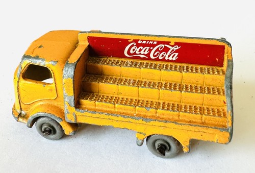 1957 Matchbox Lesney No. 37 Karrier Bantan 2 Ton Coca Cola Gray Wheels - Picture 6 of 8