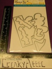 HEY PUMPKIN GIRL HALLOWEEN HAT DIE CUTTING CUTS HONEY BEE STAMPS CREAKYATTIC