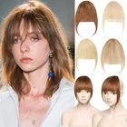Clip-In One Piece Fringes Real THICK/Thin 100% Remy Human Hair Bangs Extensions