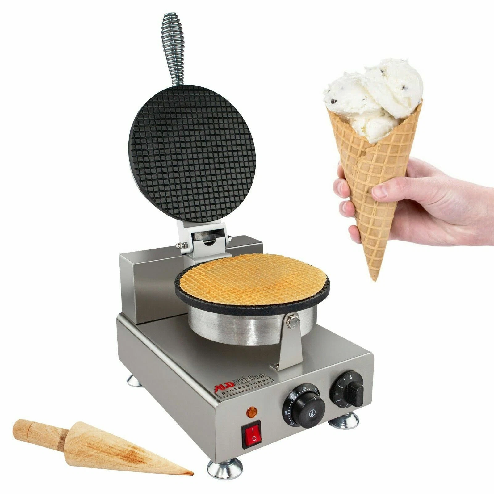 Nonstick Electric Egg Biscuit Roll Maker Machine Bake Machine Baker Pastry